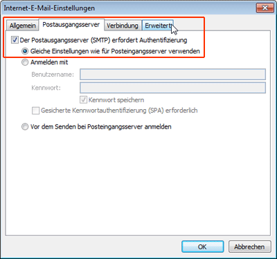 Outlook 2010 einrichten