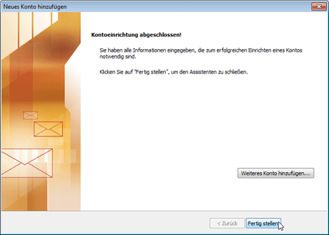 Outlook 2010 einrichten